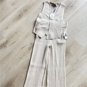 TJ Maxx Cream Pant and Tank Set